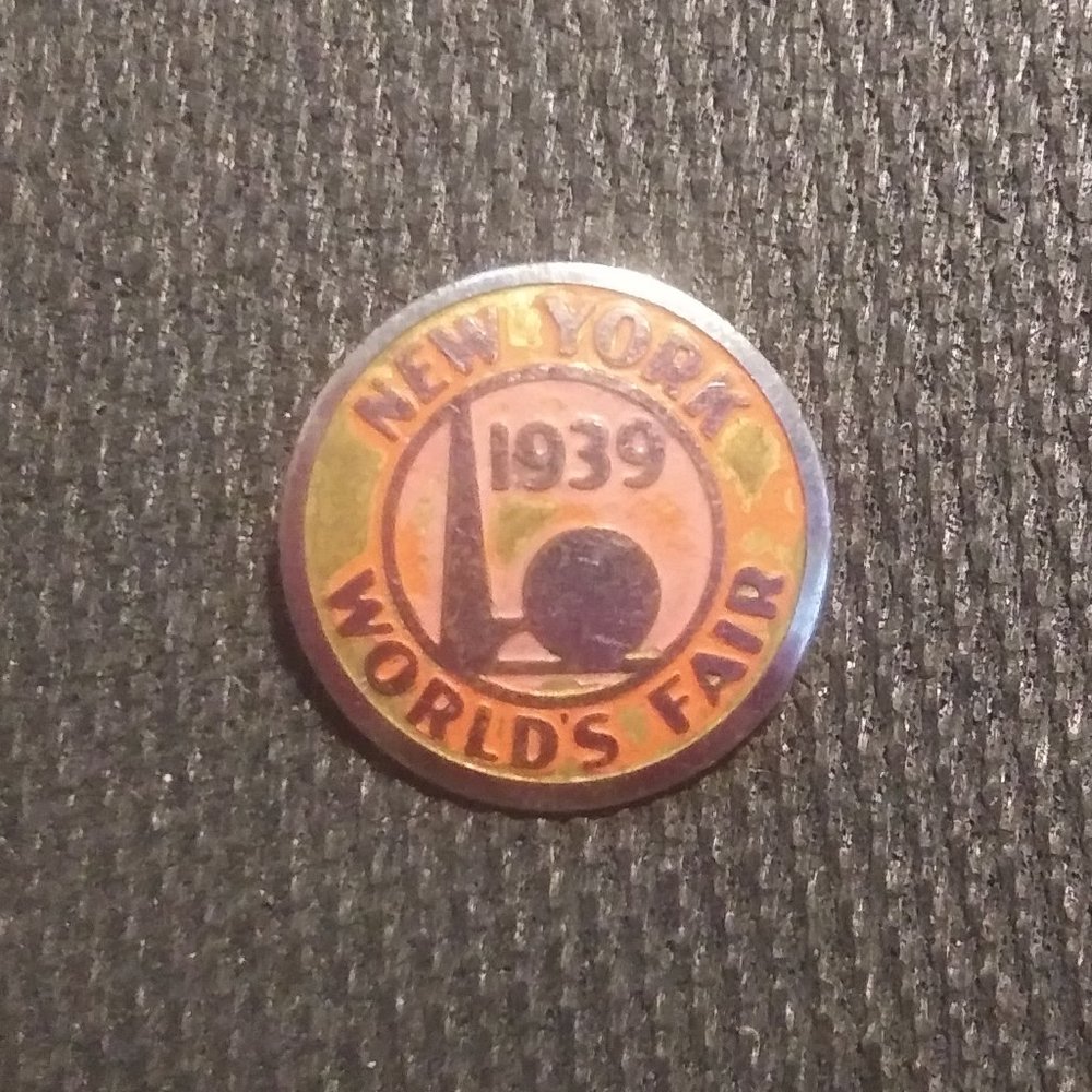 New York World's Fair 1939 Pin Very Rare Vintage EUC